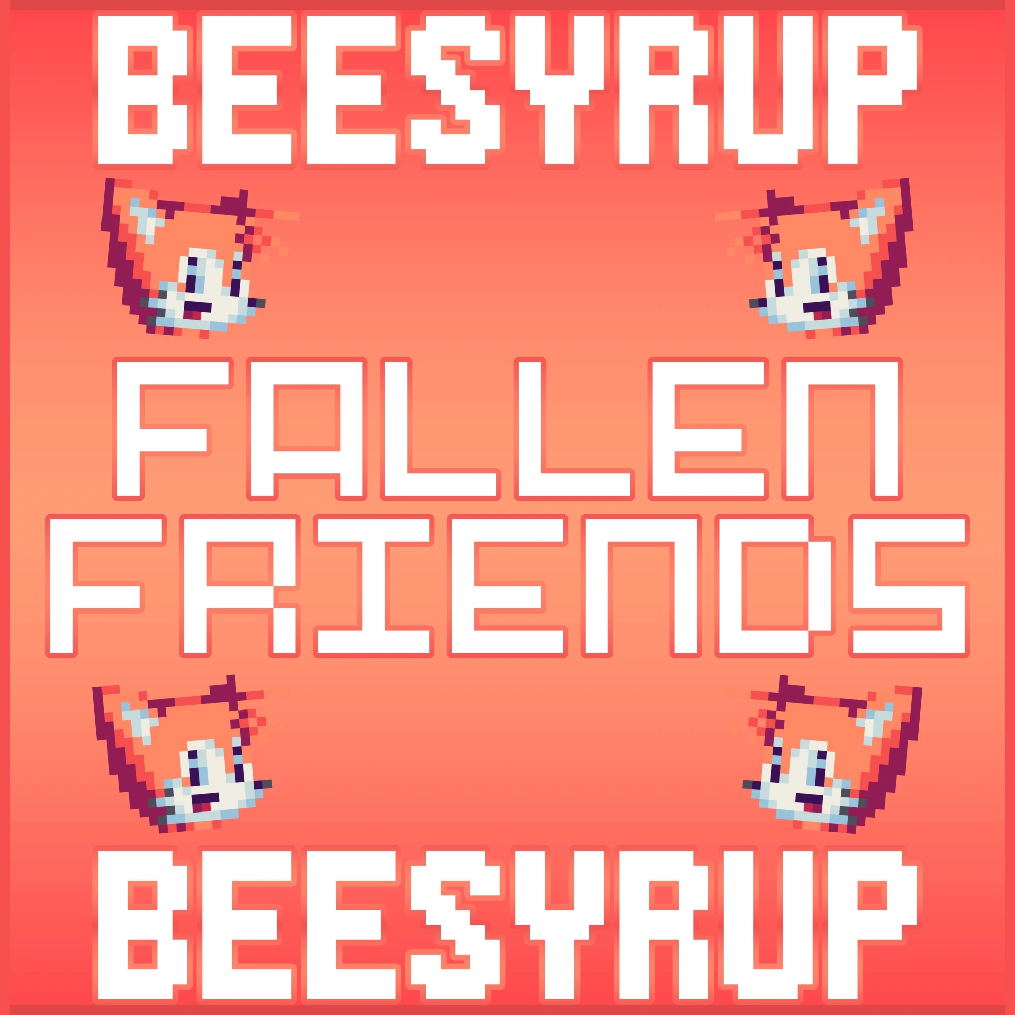 Fallen Friends album cover art by BeeSyrup